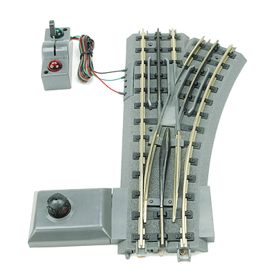 Real Trax Snap Together Track -- O-42 Right Hand Switch-1