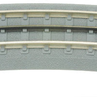 Real Trax Snap Together Track w/Nickel Silver Rails -- O-54 Curved Section