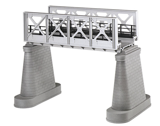 RealTrax(R) Girder Bridge - Assembled -- Silver 12-3/8 x 7-3/16 x 9-1/16" 31.4 x 18.3 x 23cm (Fits all O Track Syste
