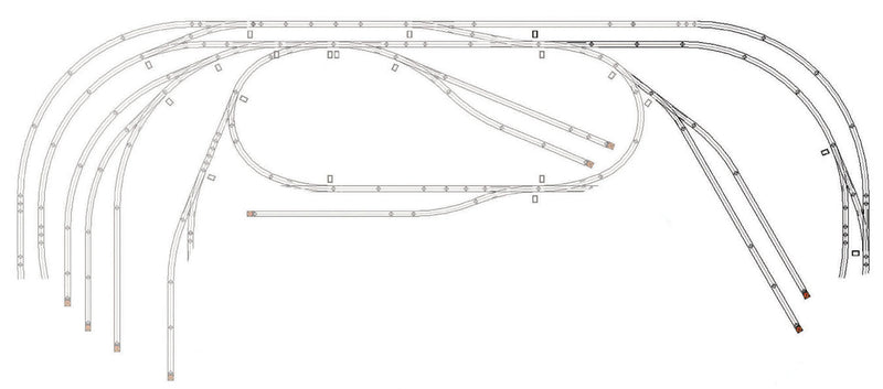 ScaleTrax Layout Pkg #3 (Drop Ship) -- 4 x 8 Roosevelt Junction Phase 3