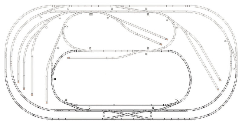 ScaleTrax Layout Pkg #4 (Drop Ship) -- 4 x 8 Roosevelt Junction Phase 4