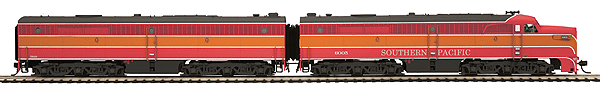 Diesel Alco PA-PB Set - Proto-Sound 3.0 & DCC Equipped -- Southern Pacific #6005 & 5910 (Daylight, orange, red, black)