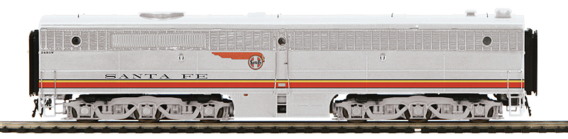 Diesel Alco PB - Proto-Sound 3.0 & DCC Equipped -- Santa Fe #62A (Warbonnet, silver, red)