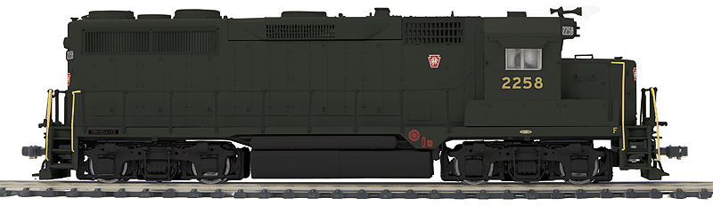EMD GP35 - Proto-Sound 3.0 & DCC Equipped -- Pennsylvania Railroad #2258 (Brunswick Green, Small Keystone Logos)