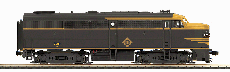 Alco FA1 Marklin 3-Rail w/Proto-Sound 3E+ & DCC -- Erie #729A (black, yellow Wings)