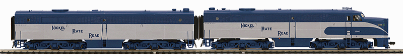 Alco PA1/PB1 Set w/Proto-Sound 3.0 & DCC (Vendor Cancelled Project) -- Nickel Plate Road #180 & 186B (white, blue)