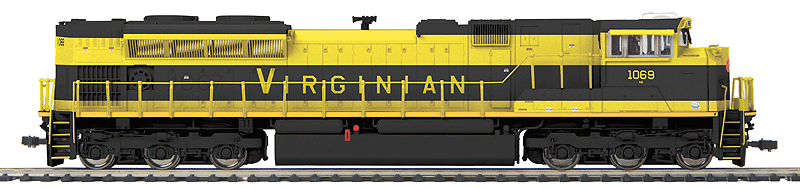 EMD SD70ACe w/Proto-Sound 3E+ & DCC -- Norfolk Southern #1069 (Virginian Heritage Scheme, black, yellow)