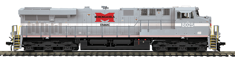 GE ES44AC - Marklin 3-Rail w/Proto-Sound 3E+ & Digital -- Norfolk Southern #8025 (Monongahela Heritage Scheme; gray, red, white)