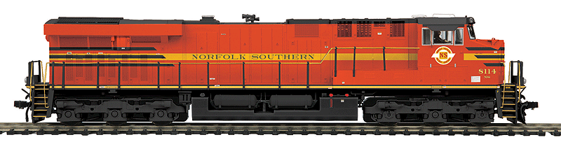 GE ES44AC - Marklin 3-Rail w/Proto-Sound 3E+ & Digital -- Norfolk Southern #8114 (Norfolk Southern Railway Heritage Scheme; red, yello