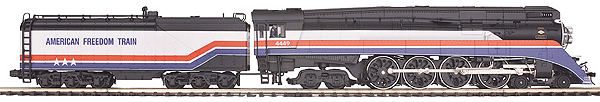 Steam 4-8-4 GS-4 Die-Cast Powered w/Proto-Sound 3.0 -- American Freedom Train #4449