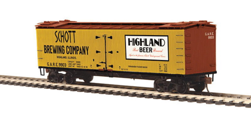 R40-2 Wood Reefer - Ready to Run -- Schott Brewing Company #9905