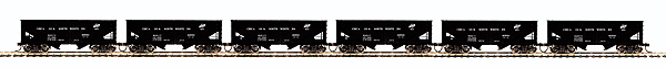 81 Series USRA 55-Ton Steel Twin Hopper 6-Car Set -- Chicago & North Western #2