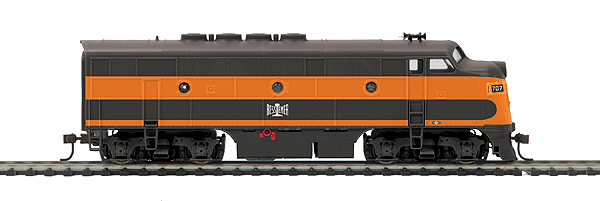 EMD F3A - Proto-Sound 3.0 & DCC - Ready-2-Rail(TM) -- Bessemer & Lake Erie #707 (orange, black)