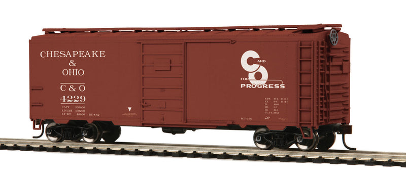 Pullman-Standard 40' PS-1 Boxcar - Ready to Run - Ready-2-Rail -- Chesapeake & Ohio 4229