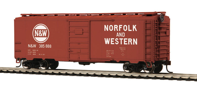 Pullman-Standard 40' PS-1 Boxcar - Ready to Run - Ready-2-Rail -- Norfolk & Western 385888