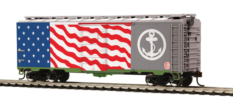 40' Boxcar - Ready to Run -- Navy