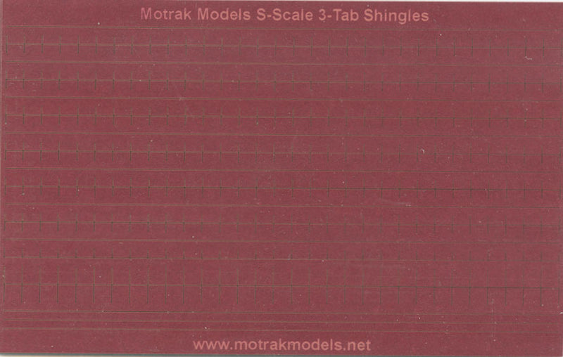 3-Tab Shingles -- Red pkg(6)