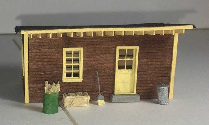 Yard Shed -- Laser-Cut Wood Kit