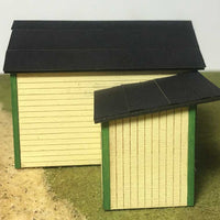 Andi's Sandwich Shop and Newsstand -- Laser-Cut Wood Kit - 3 x 2-1/4" 7.6 x 5.7cm