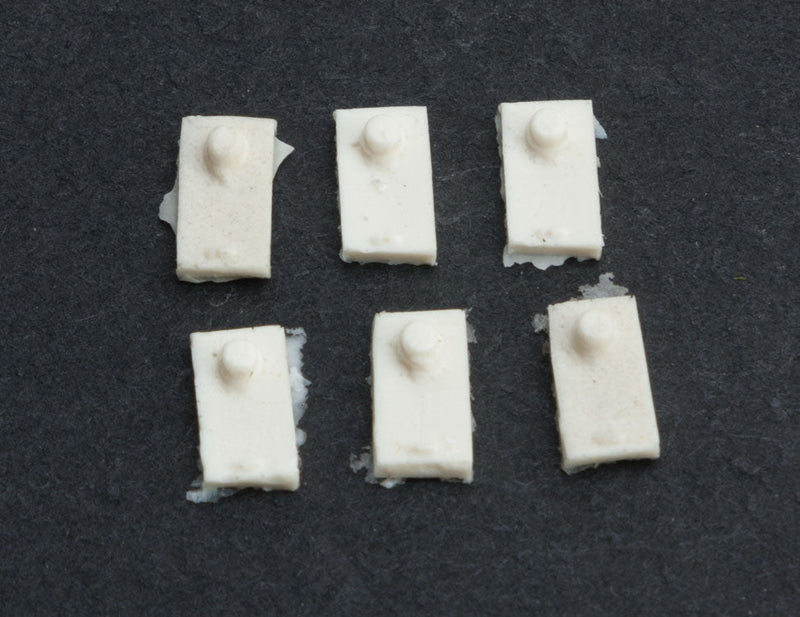 Electric Meter -- Unpainted Resin Castings pkg(6)
