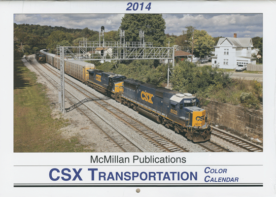 2014 Color Calendar -- CSX