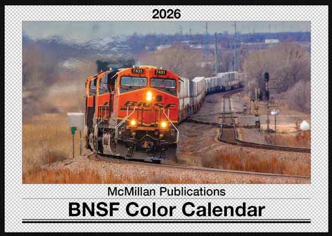 2026 Calendar -- BNSF Railway