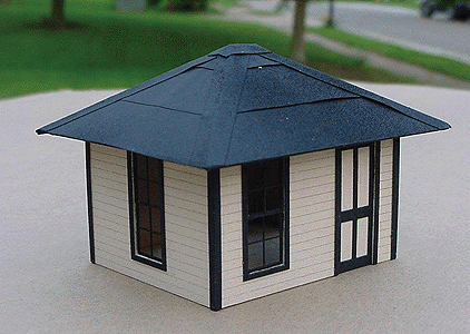 Laser-Cut Wood Structure Kits - Railroad Buildings -- Baltimore & Ohio Office