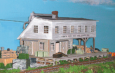Small Trackside Structures Series -- Box & Crate Factory