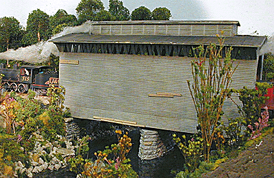 Small Trackside Structures Series -- Railroad Covered Bridge