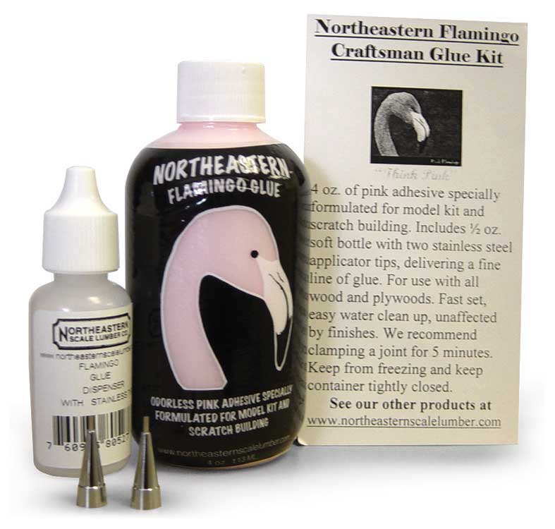 Flamingo Glue Kit w/Applicator Bottle -- 4oz