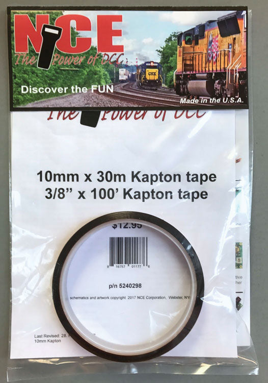 Kapton Tape -- 10mm Wide, 100' Roll
