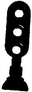 Ground Type Drawf Signal -- Three-Light