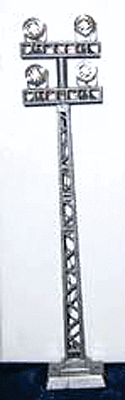 Injection Molded Plastic w/LEDs -- Quad Searchlight Tower