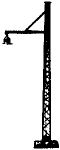 Plastic Tower Light -- Yard Light