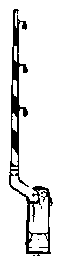 Double-Arm "A"-Style Crossing Gates -- Modern (red, white)