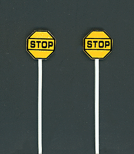Highway Signs (Brass; pkg(2) -- Stop Sign