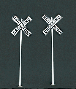 Highway Signs (Brass; pkg(2) -- Railroad Crossing