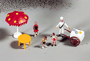 Ice cream man & urchins