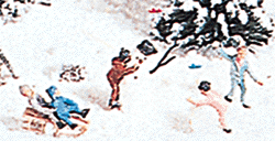 Figures in winter