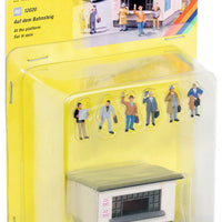 On the Platform -- 6 Figures & Ticket Window