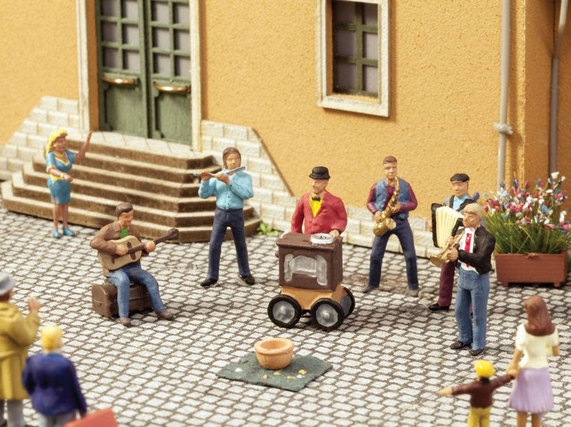 Street Musicians w/Scene Sound Module -- pkg(6)