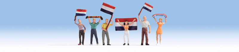 Netherlands Soccer Fans -- pkg(6)