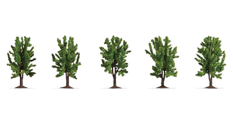 Deciduous Trees - Classic -- 3-1/8" 8cm Tall pkg(5)