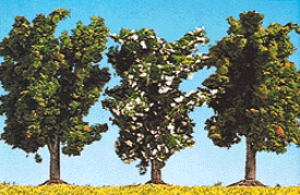 Plum tree 3.15" high 2/