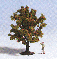 Deciduous Trees - Fruit -- Apple w/Fruit 3-13/64" 8cm