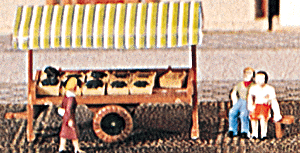 Working people -- Vegetable stand