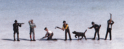 Hunters, Lumberjacks & Dog