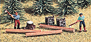 Figures forest workers TT