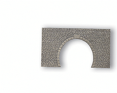 Styro-Flex Walls & Tunnel Portals -- Tunnel Portal Double Track (beige) 9-7/16 x 5-1/2" 24 x 14cm