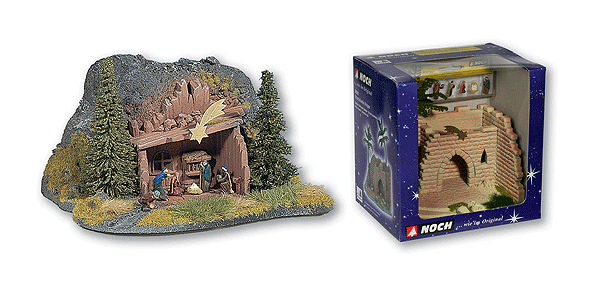 Christmas Manger Scene -- Rock 16.5 x 11.8 x 9.8cm - 6.5 x 4.6 x 3.9"